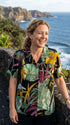Oriental Watercolor Women's Hawaiian Camp Shirt – 100% Rayon, Made in Hawaii | RJC
