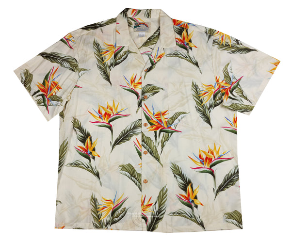 Paradise Found Men's Bird of Paradise #4 Hawaiian Shirt