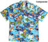 Honu Whale Dolphin Manta Ray Men's Hawaiian Shirt