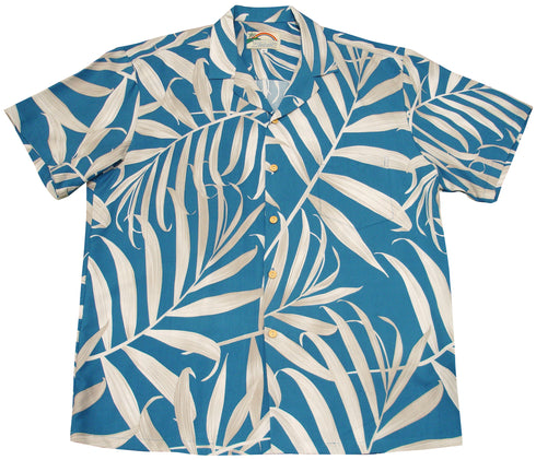 Paradise Found Men's Palm Fronds Hawaiian Shirt