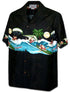 Santa Parasailing Hang Gliding Canoeing Men's Hawaiian Shirt