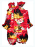 Brilliant Hawaiian Sunset Girl's 2pc Hawaiian Cabana Set