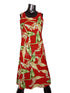 Shell Ginger Women's Short Tank Flared Hawaiian Dress