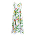 Bird of Paradise Display Maxi Scarf Hawaiian Hem Dress