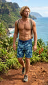 HIC 19" Fineapple 8-Way Octo Stretch Men's Board Shorts – Limited Edition