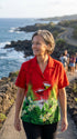 Floating Martini Women's Hawaiian Camp Shirt
