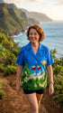 Floating Martini Women's Hawaiian Camp Shirt