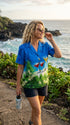 Floating Martini Women's Hawaiian Camp Shirt