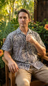 Go Barefoot Mens Hawaiian Tats Big & Tall Shirt