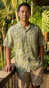 Go Barefoot Mens Hawaiian Tats Big & Tall Shirt
