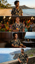 Golden Pineapples Men's Hawaiian Shirt