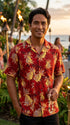 Golden Pineapples Men's Hawaiian Shirt
