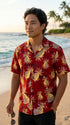 Golden Pineapples Men's Hawaiian Shirt