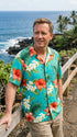 RJC Grand Hibiscus Men's Hawaiian Shirt – 100% Rayon