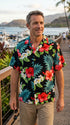 RJC Grand Hibiscus Men's Hawaiian Shirt – 100% Rayon