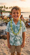 Hala Pineapples Hawaiian Aloha Boys Rayon Shirt