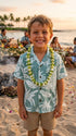 Hala Pineapples Hawaiian Aloha Boys Rayon Shirt