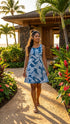 Hala Pineapples Womens Hawaiian A-Line Dress