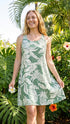 Hala Pineapples Womens Hawaiian A-Line Dress