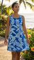 Hala Pineapples Womens Hawaiian A-Line Dress