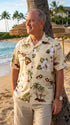 Pacific Legend Mens Hawaiian Island Archipelago Hibiscus Shirt