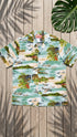 Hawaiian Island Airplane Men's Hawaiian Shirt
