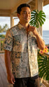 RJC Mens Hawaiian Symbols Reverse Shirt