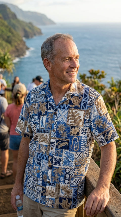 Hawaiian Symbol Men's Hawaiian Shirt
