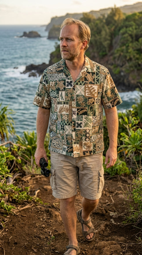 Hawaiian Symbol Men's Hawaiian Shirt