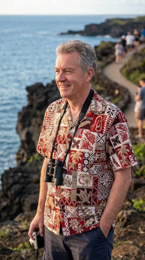 Hawaiian Symbol Men's Hawaiian Shirt