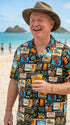 Hawaii State Locations Men's Hawaiian Shirt
