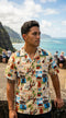 Hawaii State Locations Men's Hawaiian Shirt
