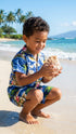 RJC Boys Hibiscus Hawaiian Island 2pc Cabana Set