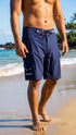HIC Hawaiian Island Creations Men's Generals 8-Way Stretch Boardshorts – Quick Dry, SPF 50, Surf Board Shorts