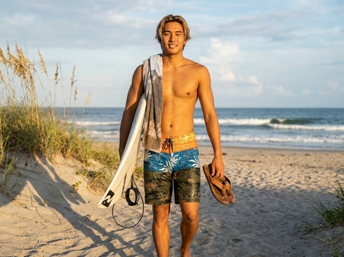 HIC 20" UA Huka 8-Way Octo Stretch Men's Board Shorts – Limited Edition