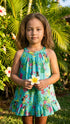 RJC Baby Girls Hula Girl Fun Halter Dress 2pc Set