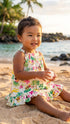 RJC Baby Girls Hula Girl Fun Halter Dress 2pc Set