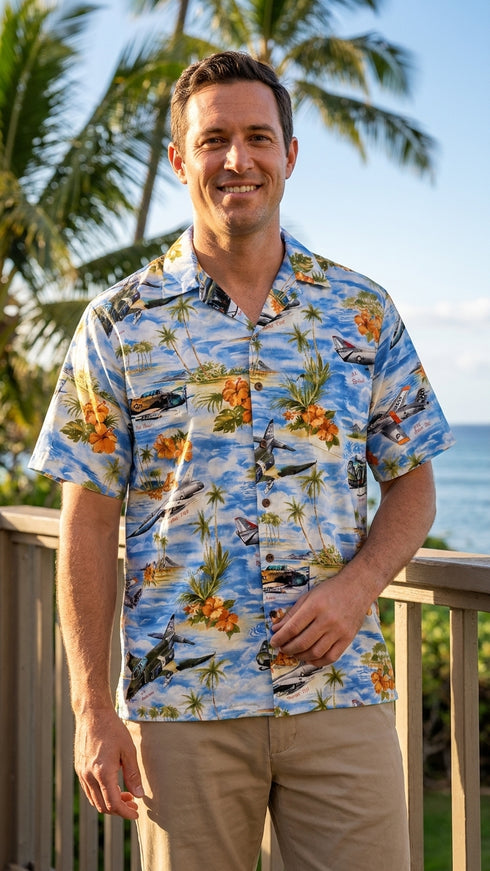 Island Air Power Hawaiian Shirt