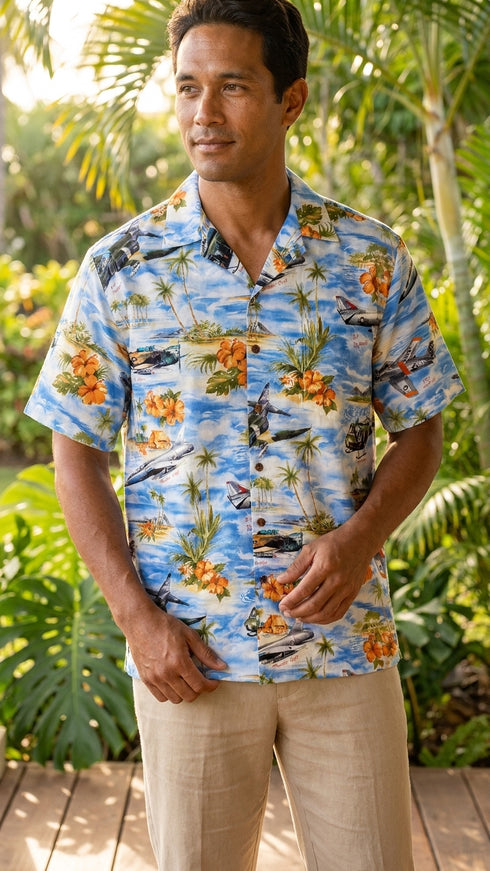 Island Air Power Hawaiian Shirt