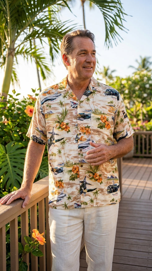 Island Air Power Hawaiian Shirt