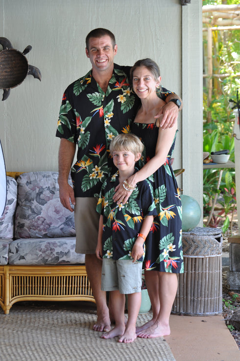 Women’s Smocked Tube Dress – Bird of Paradise Display