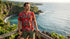 Paradise Found Mens Jungle Bird Tom Selleck Magnum PI Rayon Shirt