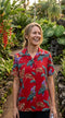 Jungle Bird Women's Hawaiian Camp Shirt