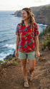 Jungle Bird Women's Hawaiian Camp Shirt