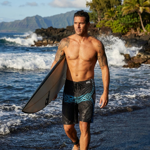 HIC 21" Kanaha 8-Way Octo Stretch Men's Board Shorts – Quick Dry Performance Board Shorts