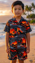 Kilauea Big Island Volcano Boy's 2pc Cabana Set