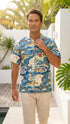 Land of Aloha Men's Classic Hawaiian Custom Made Shirt (Big or Tall Size)