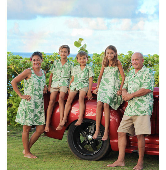 Hala Pineapples Matching Family Print