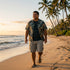 HIC 23" Mauna Kea Peached Microsuede Cargo Walkshorts
