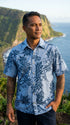Made in USA - Go Barefoot Men's Mini Tahitian Reverse Aloha Shirt